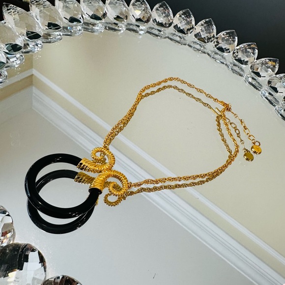 Trifari Authentic Luxury Vintage Retro RARE Runway Couture Statement Necklace - Picture 8 of 17